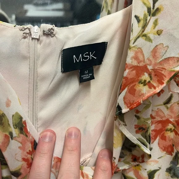 Floral Print Women's Dress - Picture 7 of 7